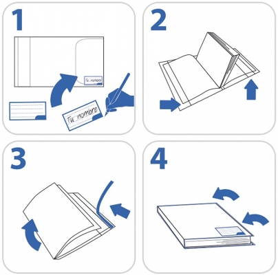 Coperta transparenta autoadeziva Office box, 280mm